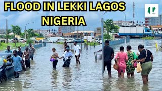 LEKKI LAGOS NIGERIA A DAY IN THE FLOOD AND TRAFFIC OF LEKKI lagos nigeria lekki [upl. by Enoitna494]