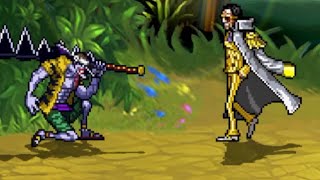 Arlong Vs Kizaru  Anime Battle Mugen [upl. by Aerehs]