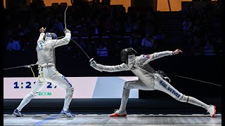 2024 Challenge International de Paris CIP Individual Mens Foil Finals Highlights [upl. by Lavine]