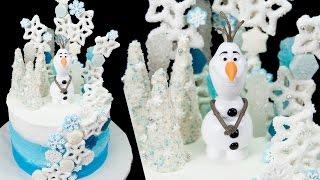 Olaf Cake Frozen Cake from Cookies Cupcakes and Cardio [upl. by Soulier]