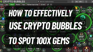 How To Use Crypto Bubbles to Find Trade amp Predict Hot Coins cryptobubbles [upl. by Nitsyrc471]