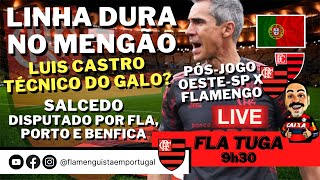 LIVE LINHA DURA NO MENGÃO  PÓSJOGO OESTE X FLAMENGO  SALCEDO  LUIS CASTRO  E [upl. by Herbert175]