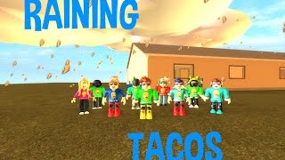 Its Raining TacosRoblox Music Video [upl. by Presber]