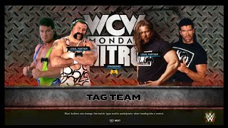 WWE 2K24 The Steiner Brothers vs Scott Hall amp Kevin Nashc [upl. by Heyman]