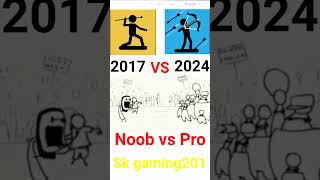 2017 vs 2023 The Spearman vs The Archer 2 stick man fight 10m vs 100m download short [upl. by Liemaj]