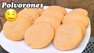 Polvorones caseros con harina de maíz Receta paso a paso [upl. by Ziagos97]