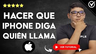 Cómo Hacer que tu iPhone TE DIGA QUIEN LLAMA  📞​ Identificador de Llamadas 📞 [upl. by Sulamith]