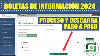 Siagie  Tutorial  Proceso y Cierre de Periodos  Generar Boletas de Información 2024  Actualizado [upl. by Inatirb645]