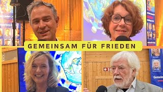 3 Für den FriedenKonferenz mit D Ganser U Guérot E Drewermann HJ Maaz und Silke Schäfer [upl. by Imoan]