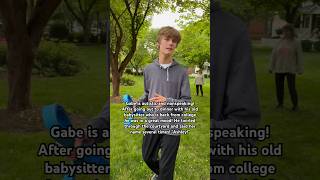 Autistic and Nonspeaking Teen Speaks After Seeing Former Babysitter autism nonverbal nonspeaking [upl. by Gwenni]