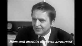 Olof Palme  Hanoi Speech 1972 eng [upl. by Therron217]