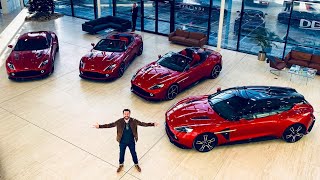 My Friend Bought ALL FOUR Aston Martin Vanquish Zagato Supercars [upl. by Laup]