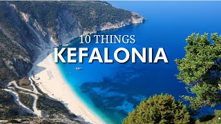 Top 10 Things To Do in Kefalonia Greece [upl. by Bergen809]