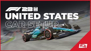 F1 23 Texas COTA Setup Optimal Race Car Setup [upl. by Naujuj]