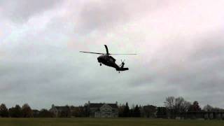 Blackhawk Helicopter  Oak Grove Middle School in Bloomington MN [upl. by Ecinhoj368]