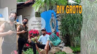 DIY GROTTOTUTORIAL STEP BY STEP ON HOW TO BUILD A GROTTO diygrotto [upl. by Heater]