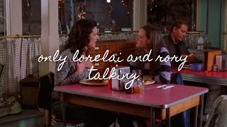 gilmore girls but its only lorelai amp rory talking [upl. by Atile]