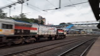 SBT Special Livery WDP4D with 16588 BKN YPR express rescues failed KJM WDP4D [upl. by Aroon]