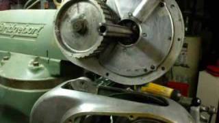 BRIDGEPORT MILL Jhead How to Change Timing Belt [upl. by Ramar]