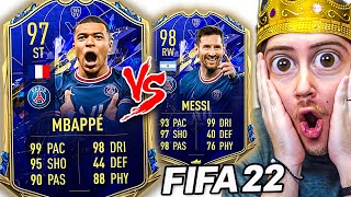 HO TROVATO MBAPPE TOTY nel DRAFT  MBAPPE TOTY vs MESSI TOTY FIFA 22 [upl. by Erbua981]