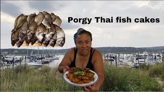 Ep03 English version Thai Porgy fish cakes grandmas recipe Catch Clean and Cook [upl. by Seugram]