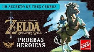 TLOZ Breath of the Wild  Pruebas heroicas  Un secreto de tres cedros  Santuario de Tannaoh [upl. by Cuda]