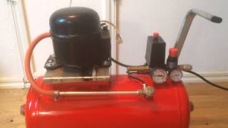 Homebuilt silent air compressor [upl. by Aelrac940]