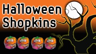 Shopkins Halloween Pumpkin Blind Bags  glow in the dark shopkin videos inspired by cookie swirl c [upl. by Zohara]