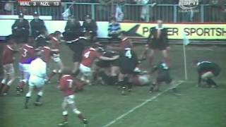 1972 Rugby Union Test Match Wales vs New Zealand All Blacks highlights [upl. by Daloris455]