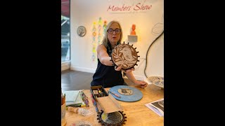 Jennifer Rosseter Demo of Ceramics Sgraffito Technique [upl. by Siraj]