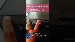 Reset Manual Epson L3110 [upl. by Alfonzo]