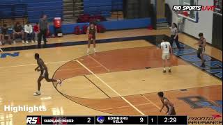 HIGHLIGHTS  Boys Basketball Sharyland Pioneer at Edinburg Vela 2323 [upl. by Assirrec828]