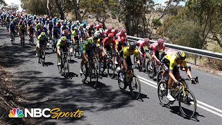 Mens Tour Down Under 2024 Stage 1 Extended Highlights  Cycling on NBC Sports [upl. by Anirol]