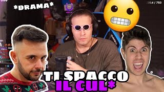 DISCUSSIONE MOLTO ACCESA TRA CICCIOGAMER KEKKOBOMBA E PORKU IN LIVE DA BLUR [upl. by Jayson246]