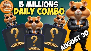 Hamster Kombat 🐹  Daily Combo August 30  Hamster kombat daily combo [upl. by Ennahoj845]