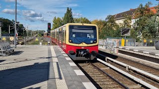 Mitfahrt in der S45 von Baumschulenweg bis Südkreuz in der BR 481 Mod 3945 [upl. by Nalyac]