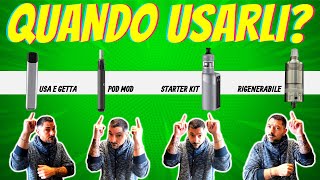 Che sigarette elettroniche comprare Usa e Getta  Pod Mod  Starter Kit  Rigenerabili [upl. by Savdeep]