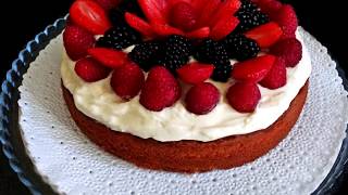 Torta al latte caldo con crema al mascarpone [upl. by Nytsirt920]