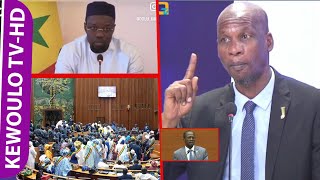 Motion de Censure  Clédor Sène répond à Abdou Mbow et Babacar Fall par larticle 84 [upl. by Ynnelg]