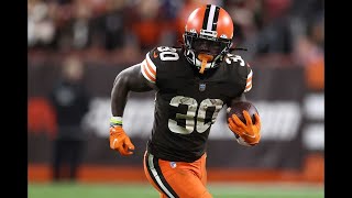 Browns Lose RB DErnest Johnson in Free Agency  Sports4CLE 32223 [upl. by Treulich665]