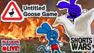 DESTROYING THE WORLD AS A GOOSE Untitled Goose Game [upl. by Opaline494]