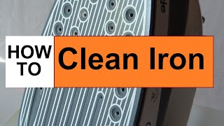 How to Clean an Iron with Iron Cleaner Stick [upl. by Marybelle505]