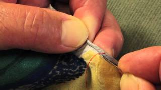 How to hand roll a silk scarf [upl. by Gershon675]