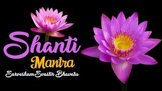 शांति मंत्र  Shanti Mantra  Sarvesham Svastir Bhavatu  Om Shanti  Peace Mantra [upl. by Redle]