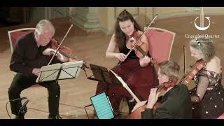 W A MOZART  String Quartet No 22 in Bflat major K 589  Allegro Assai Engegård Quartet live [upl. by Egarton]