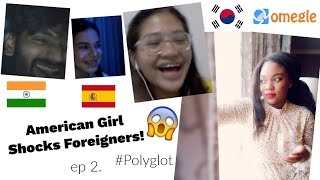 Foreigners Reacting To My Language Abilities on Omegle TV 😱 😀 [upl. by Aeki]