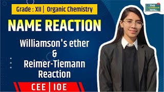 Williamson ether synthesis amp Reimer–Tiemann reaction  Class 12 NEB [upl. by Jermyn]