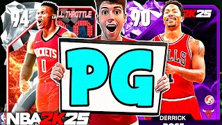 RANKING THE TOP 10 POINT GUARDS IN NBA 2K25 MyTEAM [upl. by Ecaidnac]