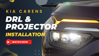 kia carens headlight upgrade  DRL amp Morimoto HID Projector Installation [upl. by Esdnyl]