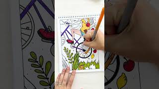 An 18 Month Color by Day Coloring Book Calendar shorts coloringbook plannercommunity [upl. by Aridnere]